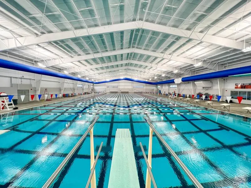 Cape Girardeau Aquatic Center — Full Pool View
